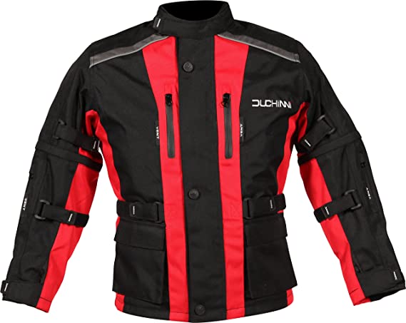 Kids Duchinni Jago Textile Jacket - Black/Red